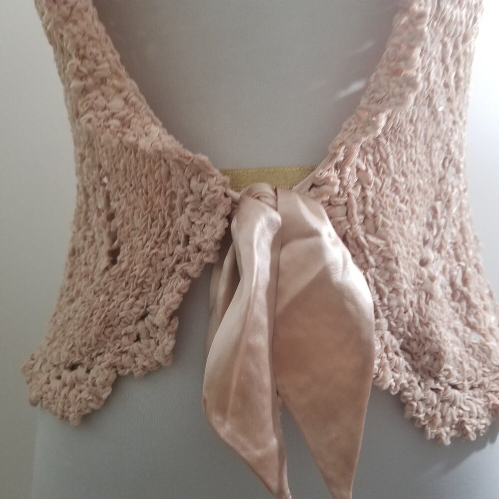Bebe Brand Top with front bow in pink Size S - Picture 6 of 10